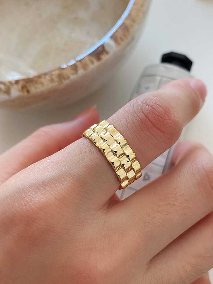 925 Sterling Silver Geometric Minimalist Band Ring