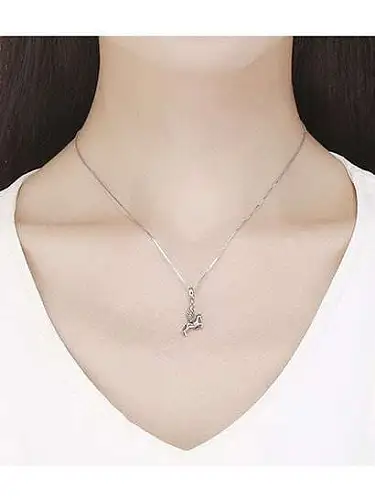 925 silver cute unicorn charms