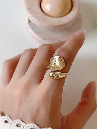 925 Sterling Silver Water Drop Vintage Band Ring
