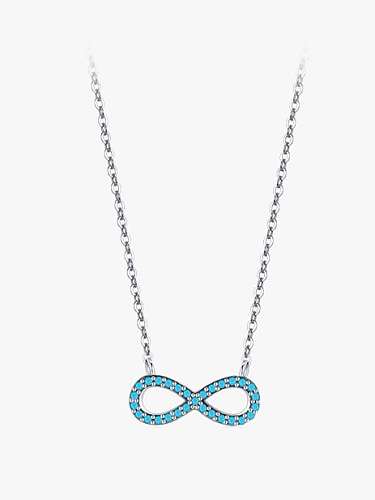 Collier minimaliste en argent sterling 925 avec zircon cubique