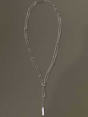 925 Sterling Silber Vintage durchbrochene Kette Halskette