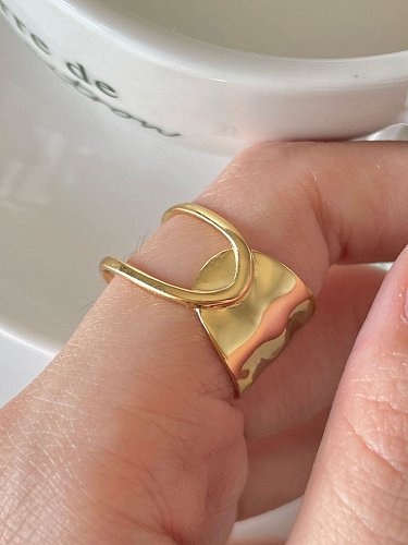 925 Sterling Silver Irregular Minimalist Band Ring