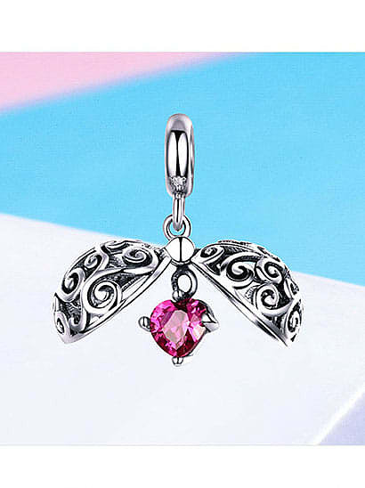 925 silver romantic heart charms