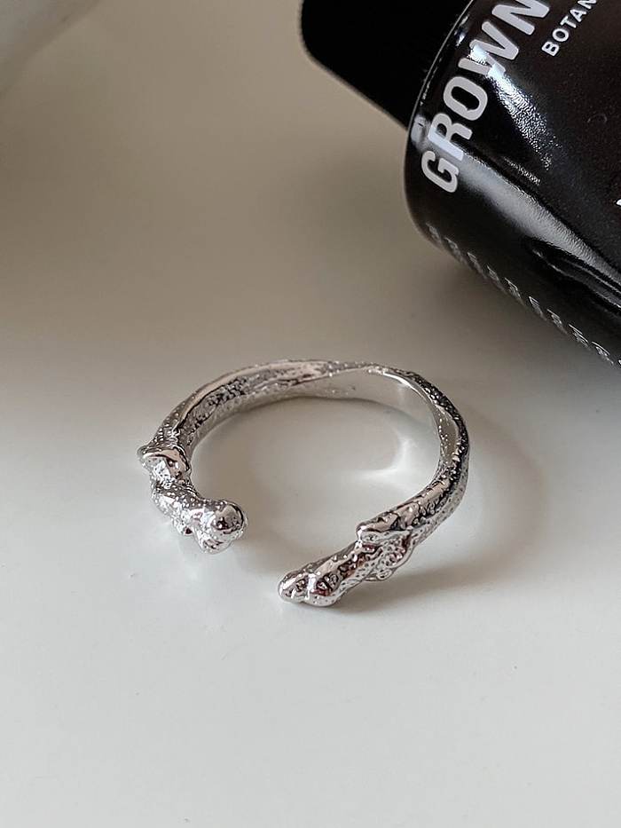 925 Sterling Silver Lizard Vintage Band Ring