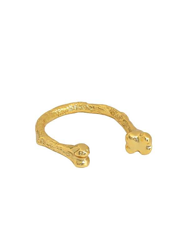 925 Sterling Silver Irregular Vintage Band Ring