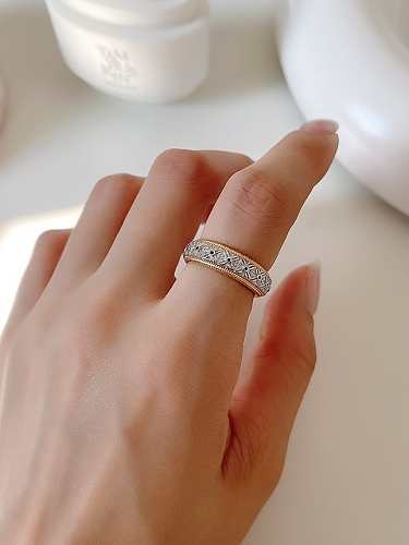 925 Sterling Silver Fashion pattern Band Ring