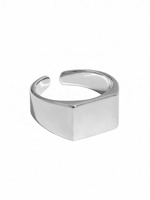 925 Sterling Silver Geometric Minimalist Band Ring