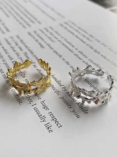 925 Sterling Silver Irregular Vintage Band Ring