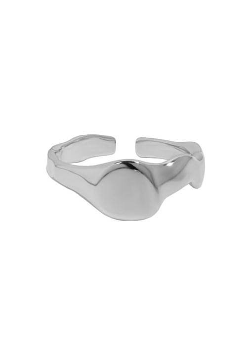 925 Sterling Silver Geometric Minimalist Band Ring