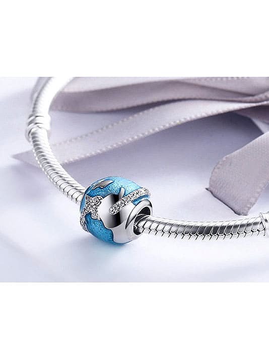 925 silver round the world charms