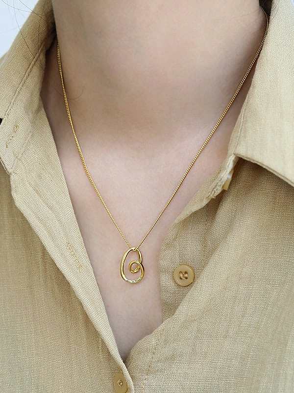 Minimalistische Halskette aus 925er Sterlingsilber mit hohlem Herz