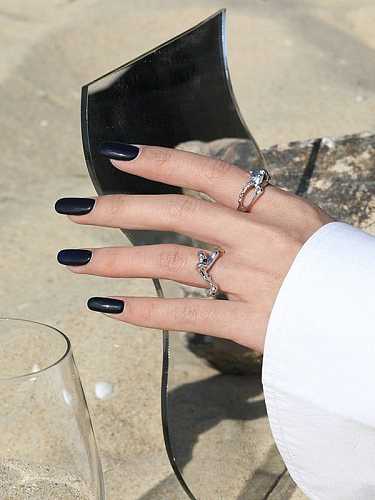 925 Sterling Silver Irregular Vintage Band Ring