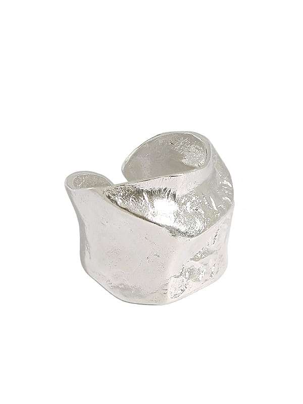 925 Sterling Silver Irregular Vintage Band Ring