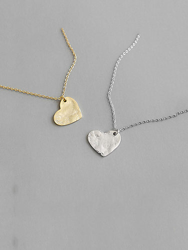 925 Sterling Silver With Smooth Simplistic Heart Locket Necklace