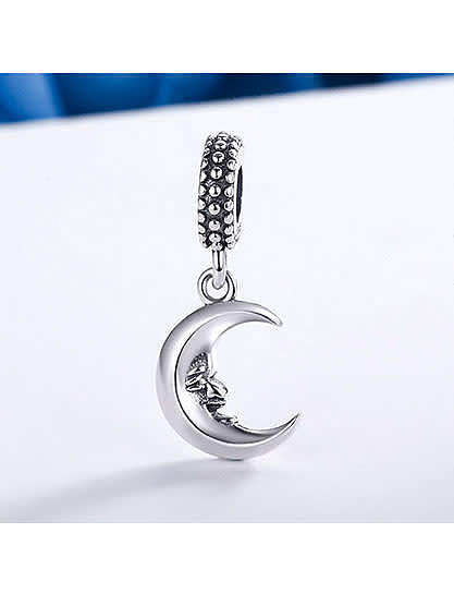 925 silver crescent charms