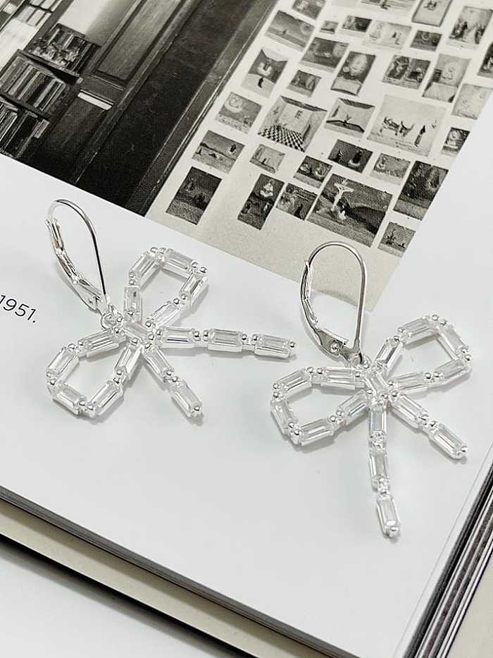 925 Sterling Silver Cubic Zirconia Butterfly Minimalist Single Earring