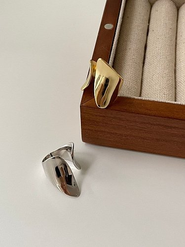 925 Sterling Silver Irregular Minimalist Band Ring