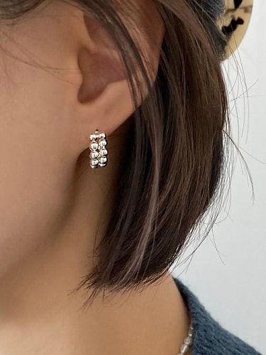 925 Sterling Silver Minimalist Stud Earring