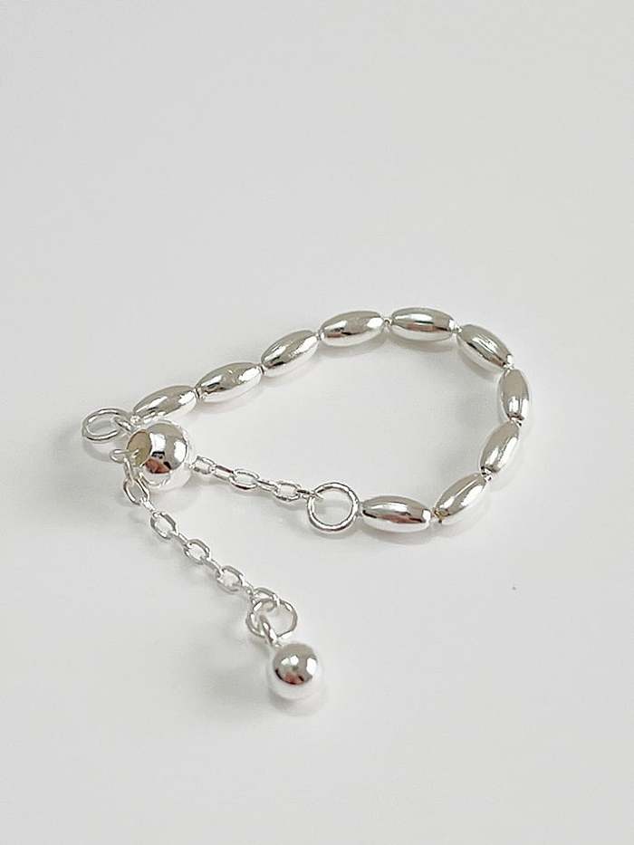 925 Sterling Silver Irregular Vintage Band Ring