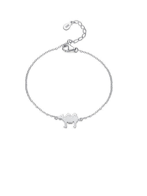 Argent sterling 925 avec bracelets lisses et simples en chameau