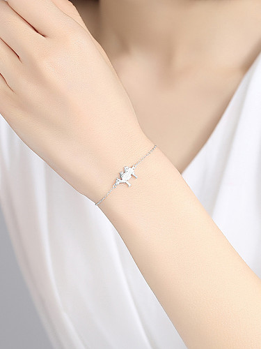 925 Sterling Silver With Smooth Simplistic Camel Bracelets