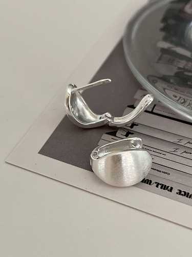 925 Sterling Silver Geometric Minimalist Huggie Earring
