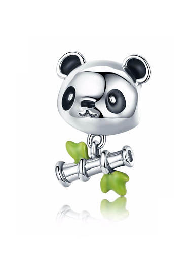 925 silver cute panda charms