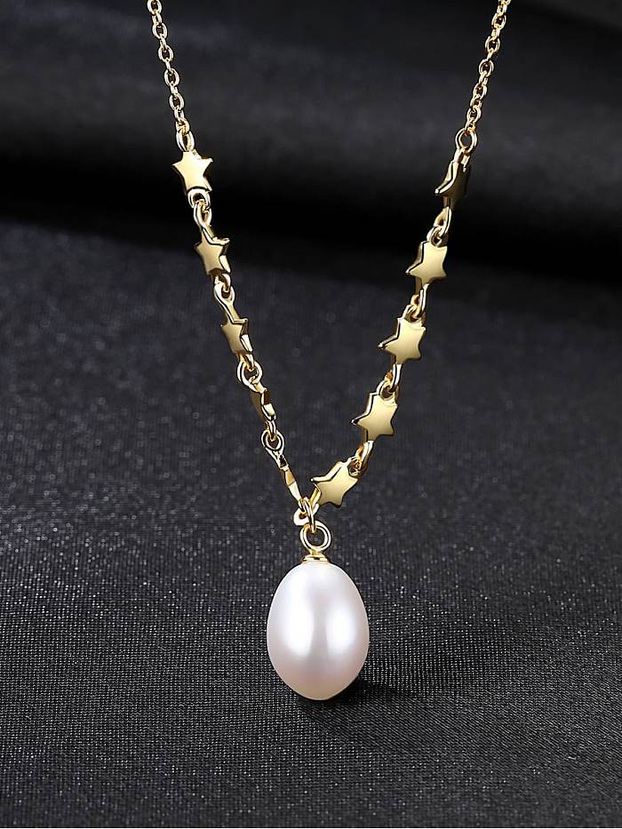925 Sterling Silver Freshwater Pearl Multi Color Necklace