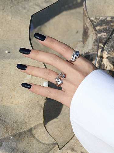925 Sterling Silver Irregular Vintage Band Ring