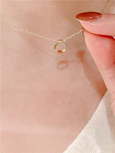 925 Sterling Silver Geometric Dainty Necklace