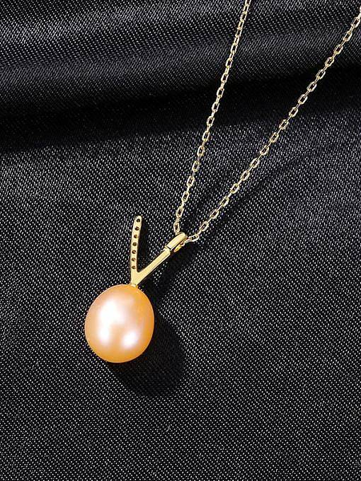 925 Sterling Silver Freshwater Pearl Irregular Dainty Necklace