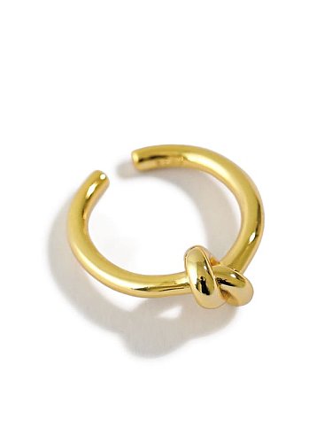 925 Sterling Silber Vintage Knotenband Ring