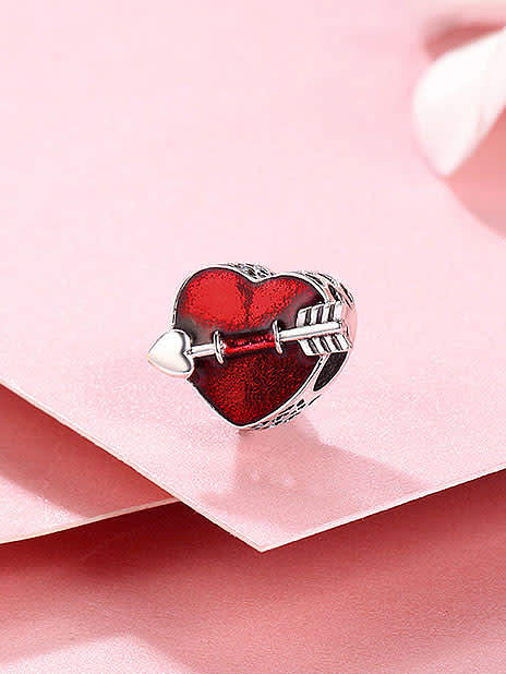 925 silver romantic heart charms