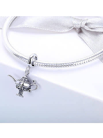 925 Silver Aladdin Lamp charms