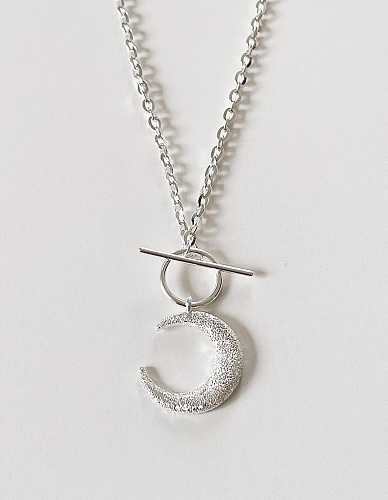 925 Sterling Silber Mond Vintage Halskette