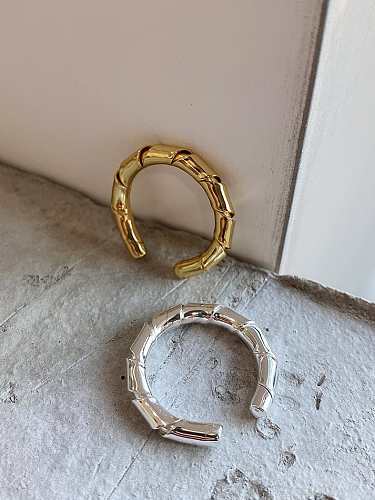 925 Sterling Silver Irregular Woven Vintage Band Ring