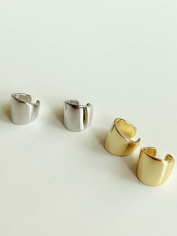 925 Sterling Silver Geometric Vintage Single Earring(Single)