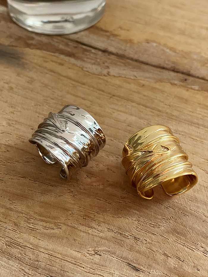 925 Sterling Silver Irregular Artisan Band Ring