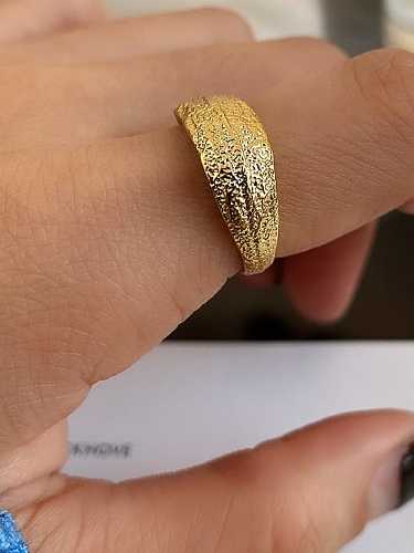 925 Sterling Silver Irregular Vintage Band Ring