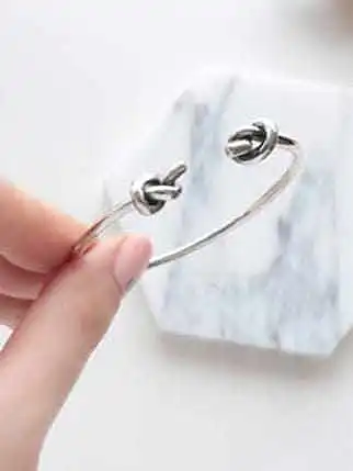 925 Sterling Silver Irregular Minimalist Cuff Bangle