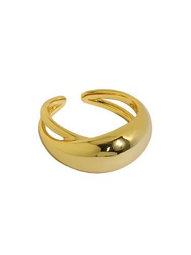 925 Sterling Silver Irregular Minimalist Band Ring