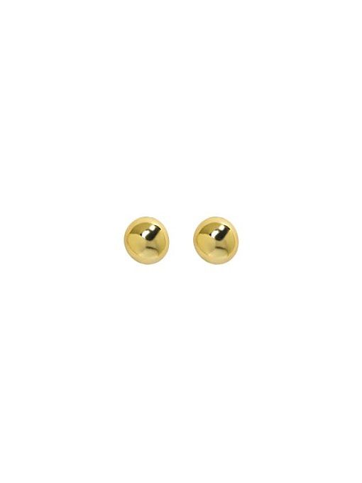 Boucle d'oreille minimaliste ronde perle en argent sterling 925