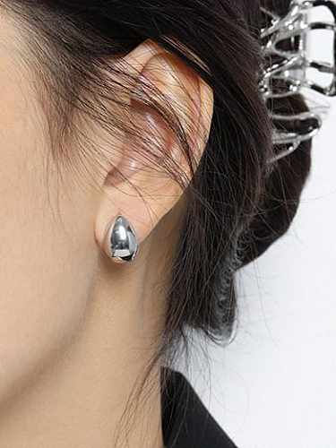 925 Sterling Silver Water Drop Minimalist Stud Earring