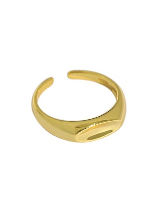 925 Sterling Silver Geometric Vintage Band Ring
