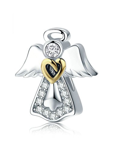 925 Silber Romantische Engel Charms