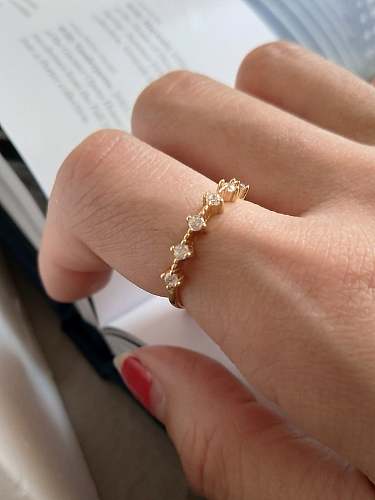 925 Sterling Silver Square Minimalist Free Size Midi Ring