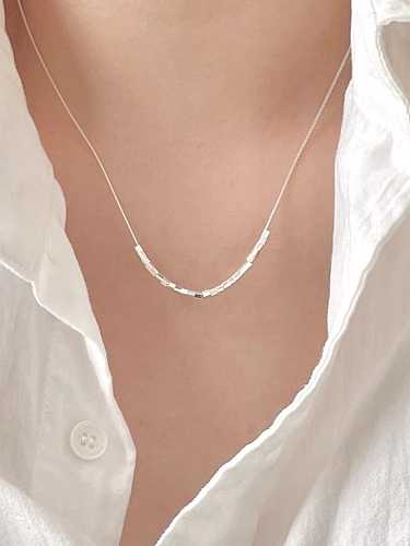 925 Sterling Silver Geometric Minimalist Necklace
