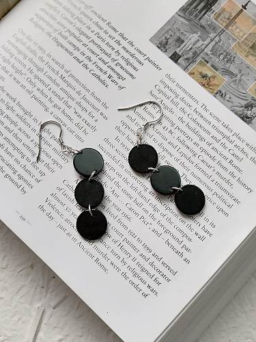 925 Sterling Silver Geometric Minimalist Hook Earring