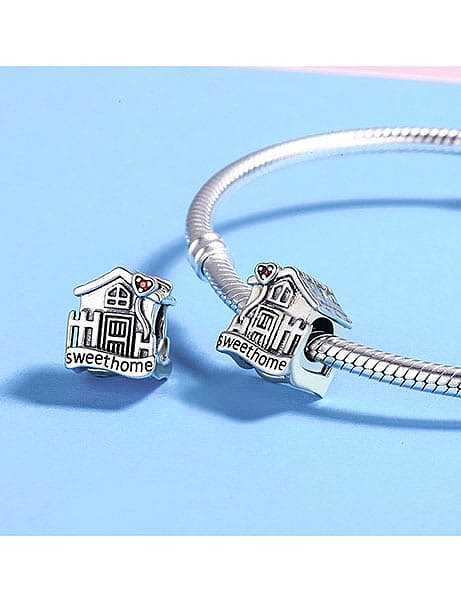 925 silver warm house charms