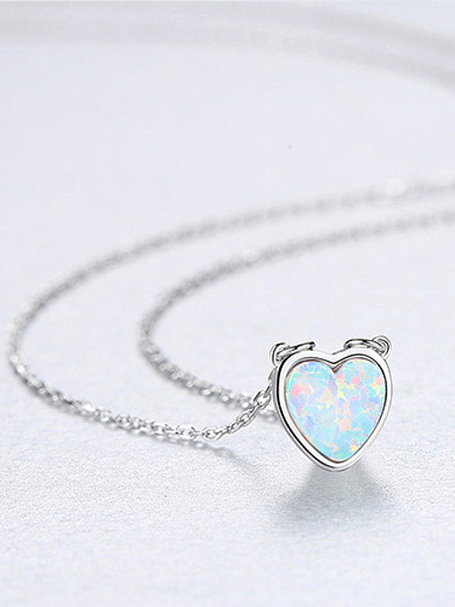 925 Sterling Silver With Gold Plated Simplistic Heart Locket Necklace